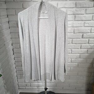 Reitmans Ladies Size XS Lightweight Light Grey Open Cardigan